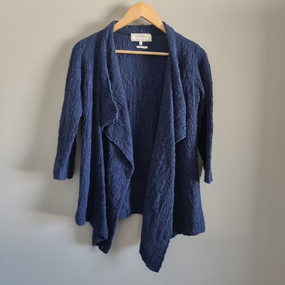 Fat Face Waterfall Knit Cardigan Sweater Blue Size 8 - Picture 2 of 8